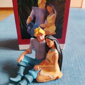Hallmark Keepsake Christmas Ornament Disney's Pocahontas and Captain John Smith